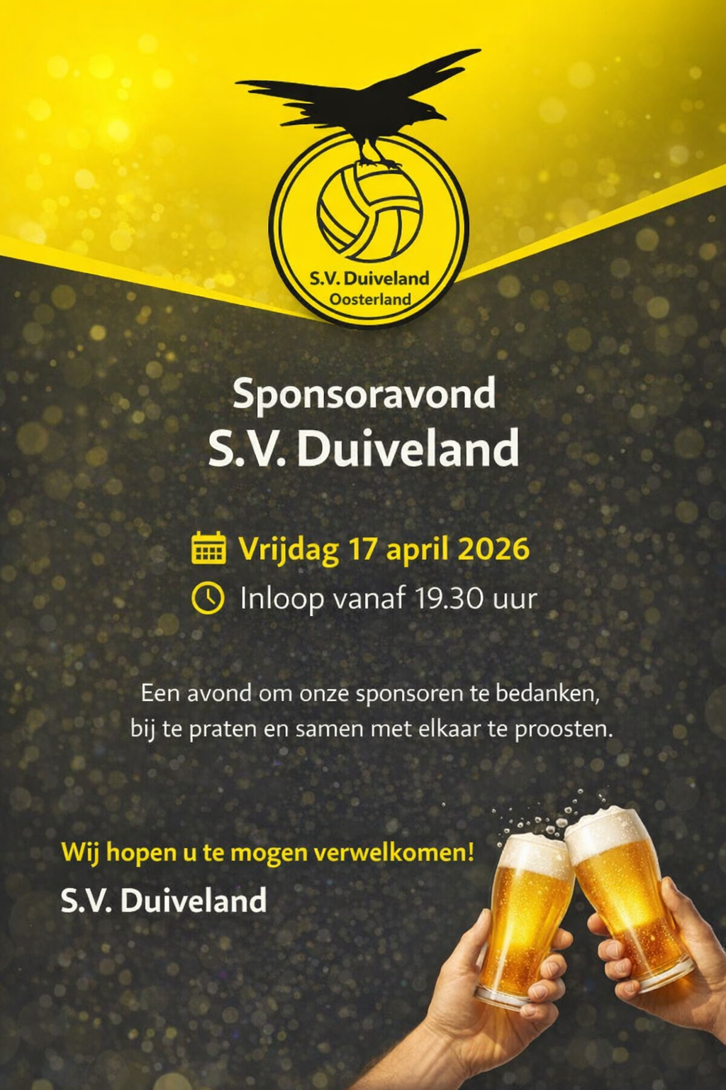 Sponsoravond 17 april SV Duiveland