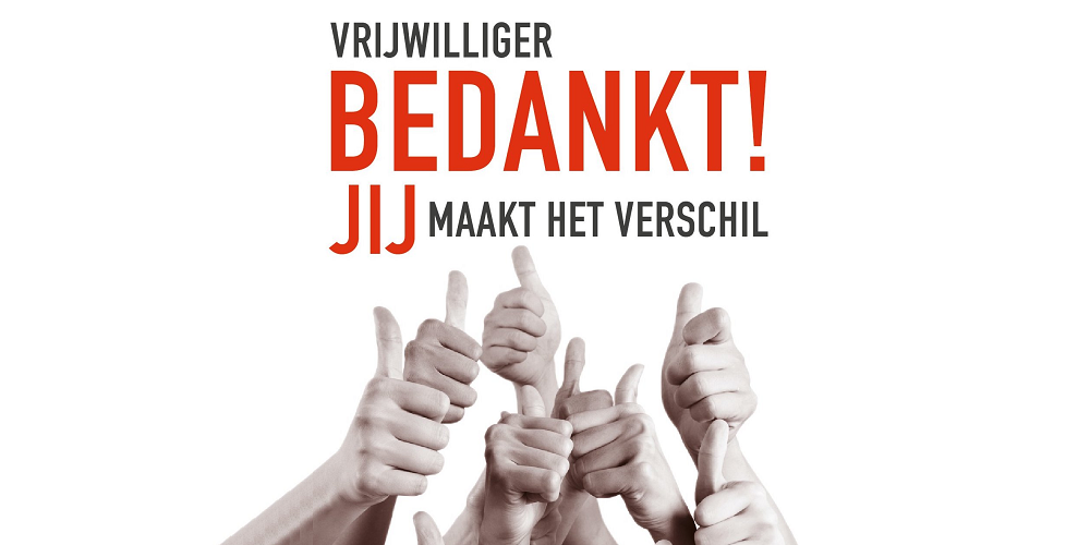Vrijwilligersavond op 3 maart